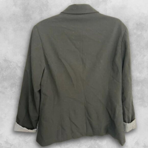 Pure Alfred Sung Blazer Long Sleeve Front Pockets & Inner Lining Black W XS GUC - Picture 3 of 6